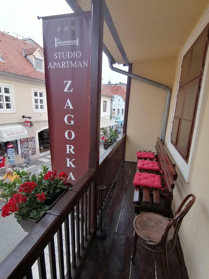 Studio Apartment Zagorka Tkalciceva Street Zágráb Kültér fotó